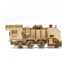 Kigumi - Steam Locomotive 3D Wooden Puzzle