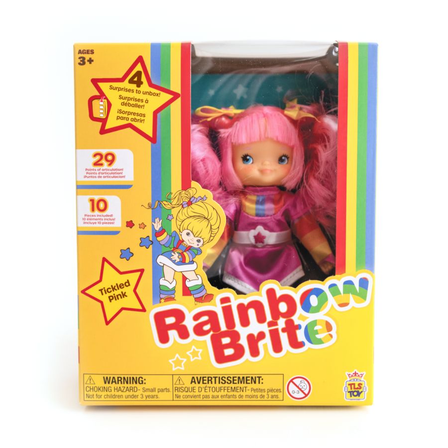 Rainbow Brite - Tickled Pink 5.5'' Poseable Fashion Doll