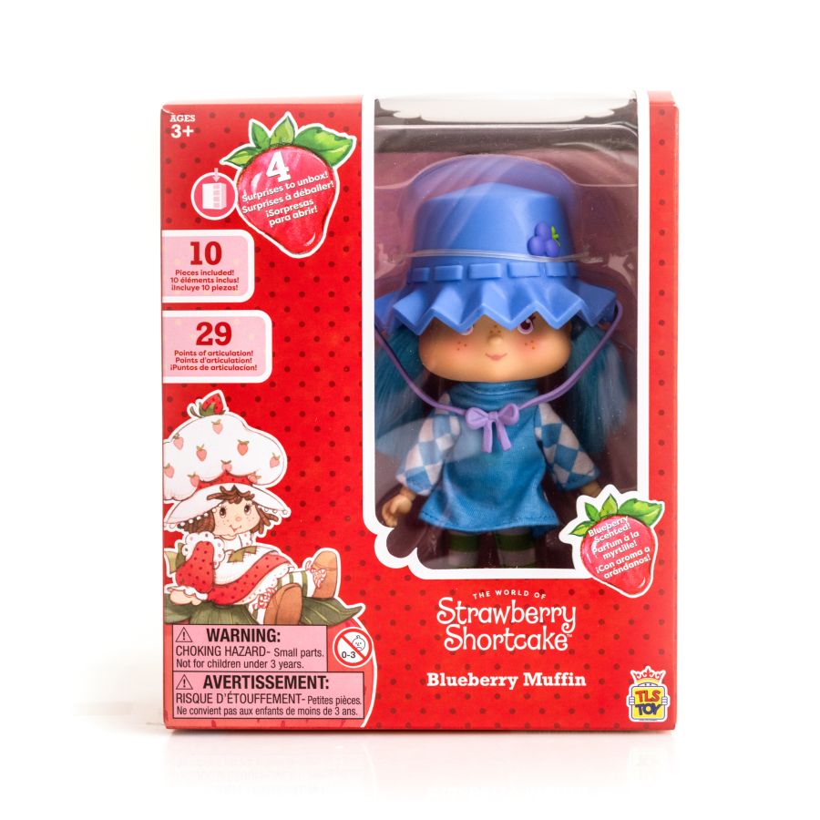 Strawberry Shortcake - Blueberry Muffin 5.5'' Poseable Fashion Doll