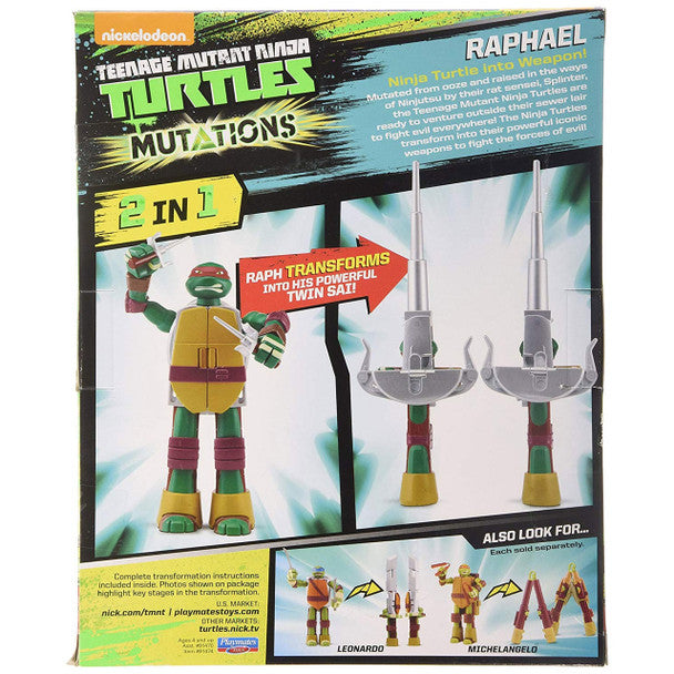 Playmates TMNT - Mutatations RAPHAEL - Ninja Turtles mutates into Weapons (2015)