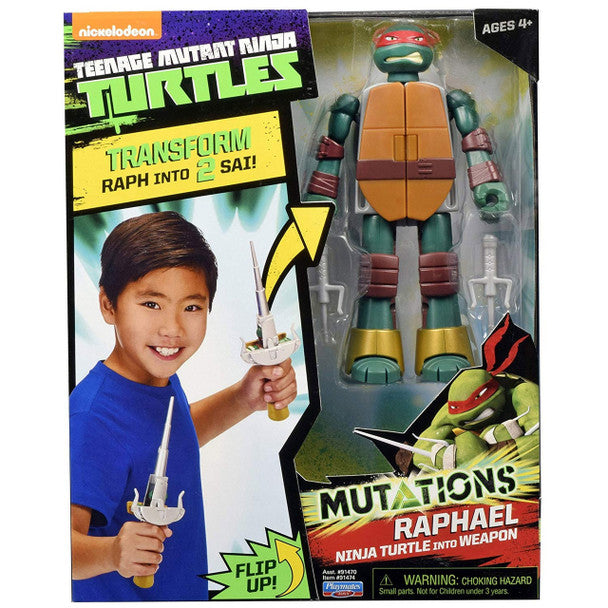 Playmates TMNT - Mutatations RAPHAEL - Ninja Turtles mutates into Weapons (2015)