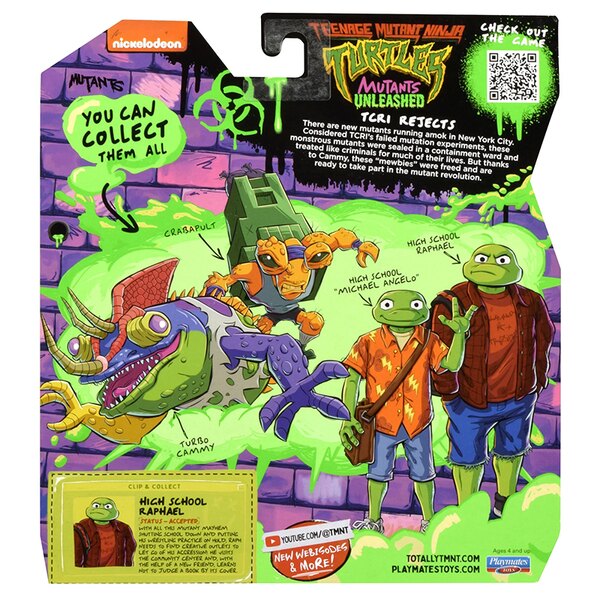 Playmates Tales of TMNT - Mutants Unleashed (Series 1) Set of 4 Action Figures