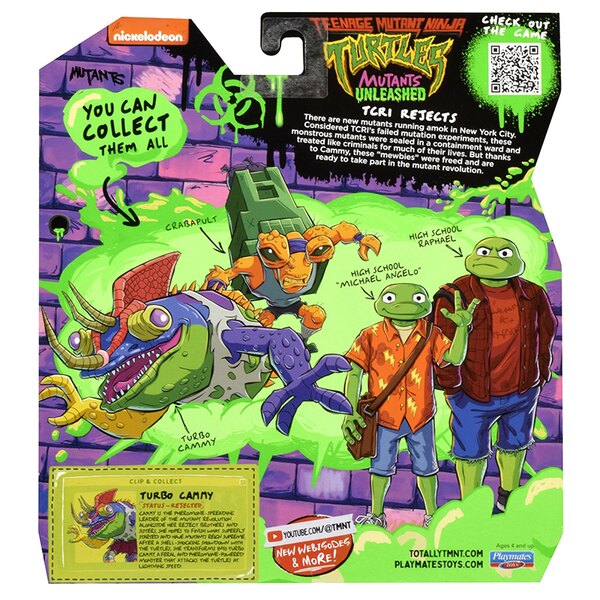 Playmates Tales of TMNT - Mutants Unleashed (Series 1) Set of 4 Action Figures