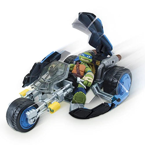 Turtles Ride Bike Playmates TMNT - Totally Turtles Ninja Stealth Bike with Exclusive LEO ...