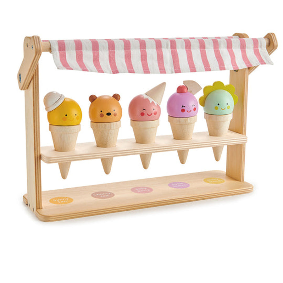 Tender Leaf Toys - Wooden Ice Cream Scoops & Smiles