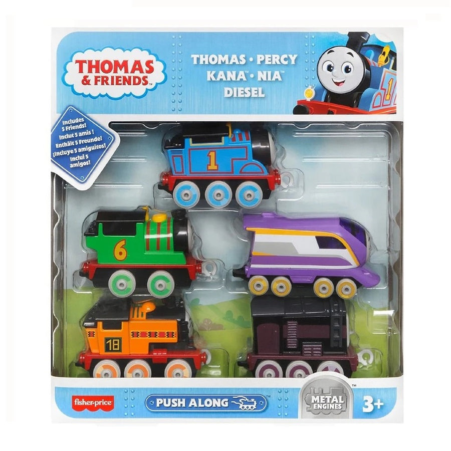 Thomas the Tank - Push Along Metal Engines 5-Pack 3+