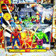 Toybiz - Marvel Team Up Spiderman vs Hulk Bonus 1 of 5000 Limited Edition