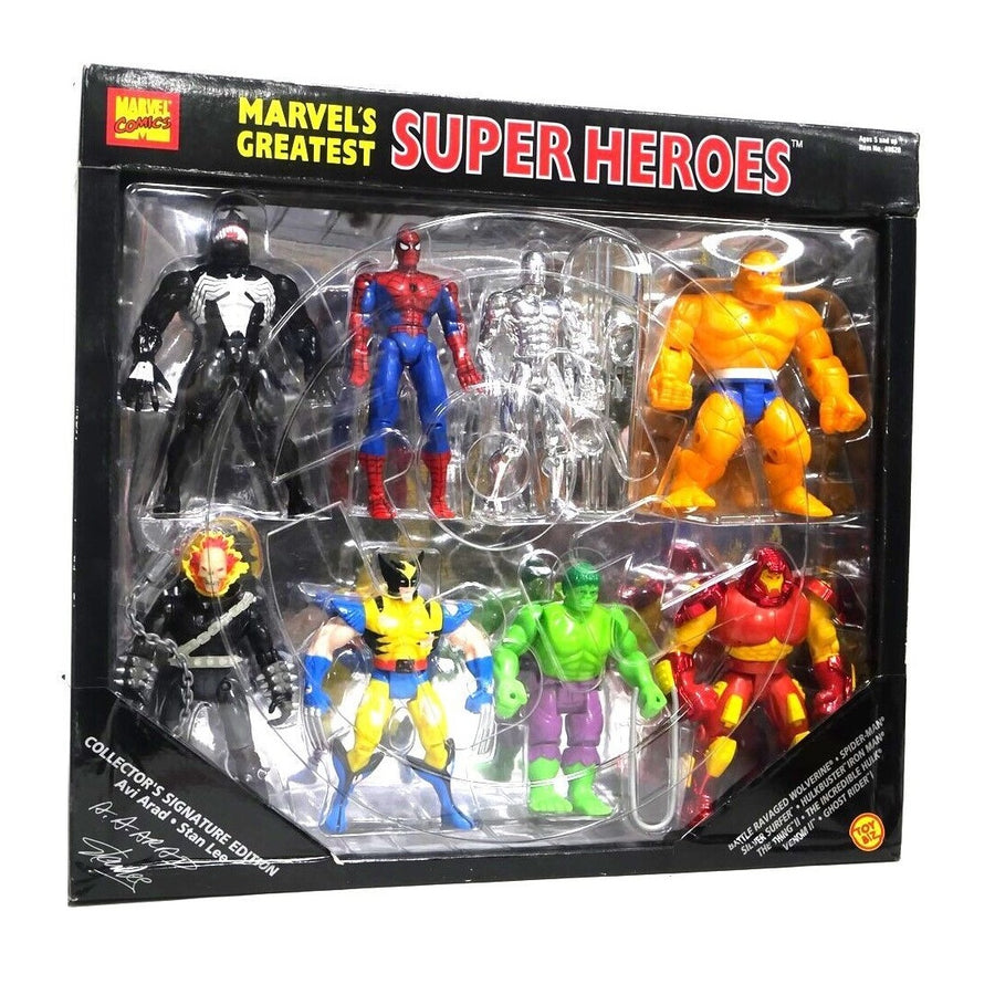 Toybiz - Marvel’s Greatest Super Heroes ©1995 including Spiderman