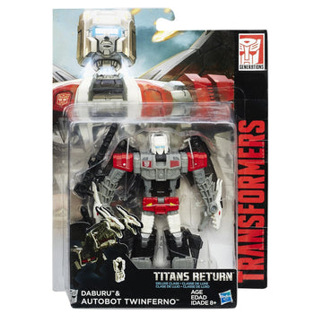 Transformers - Titans Return - Deluxe Class Daburu & Autobot Twinferno