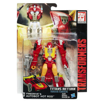 Transformers - Titans Return - Deluxe Class Firedrive & Autobot HOT ROD