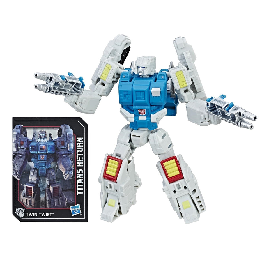 Transformers - Titans Return - Deluxe Class FLAMEOUT & TWIN TWIST