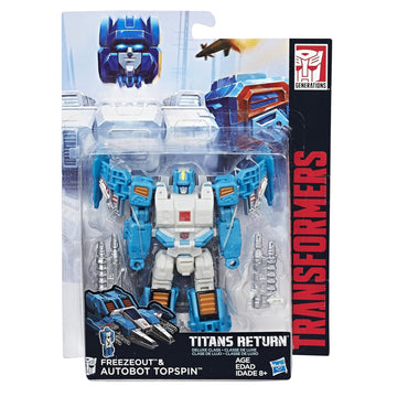 Transformers - Titans Return - Deluxe Class Freezeout & Autobot Topspin
