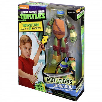 Playmates TMNT - Mutatations LEONARDO - Ninja Turtles mutates into Weapons (2015)
