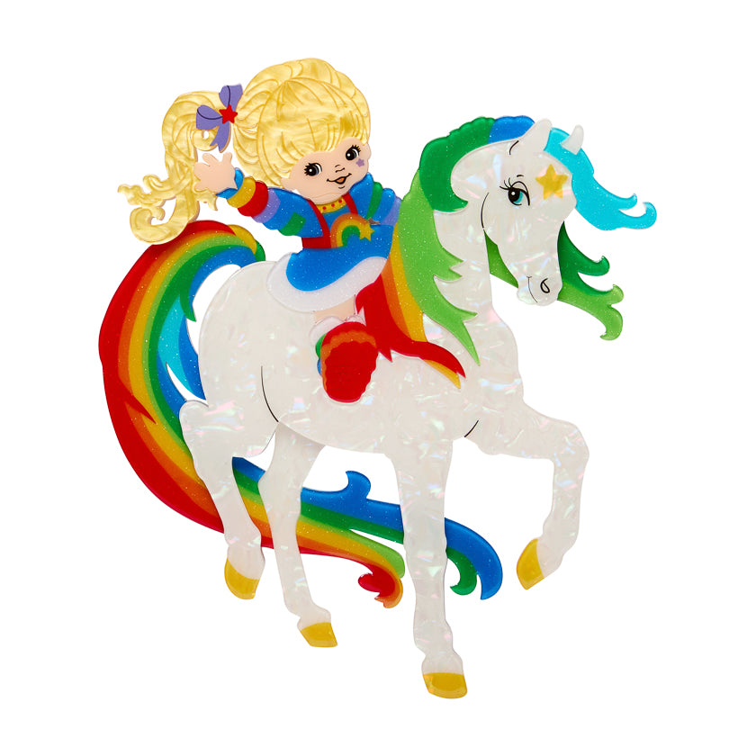 Erstwilder x Rainbow Brite - Rainbow Brite and Starlite Wall Art