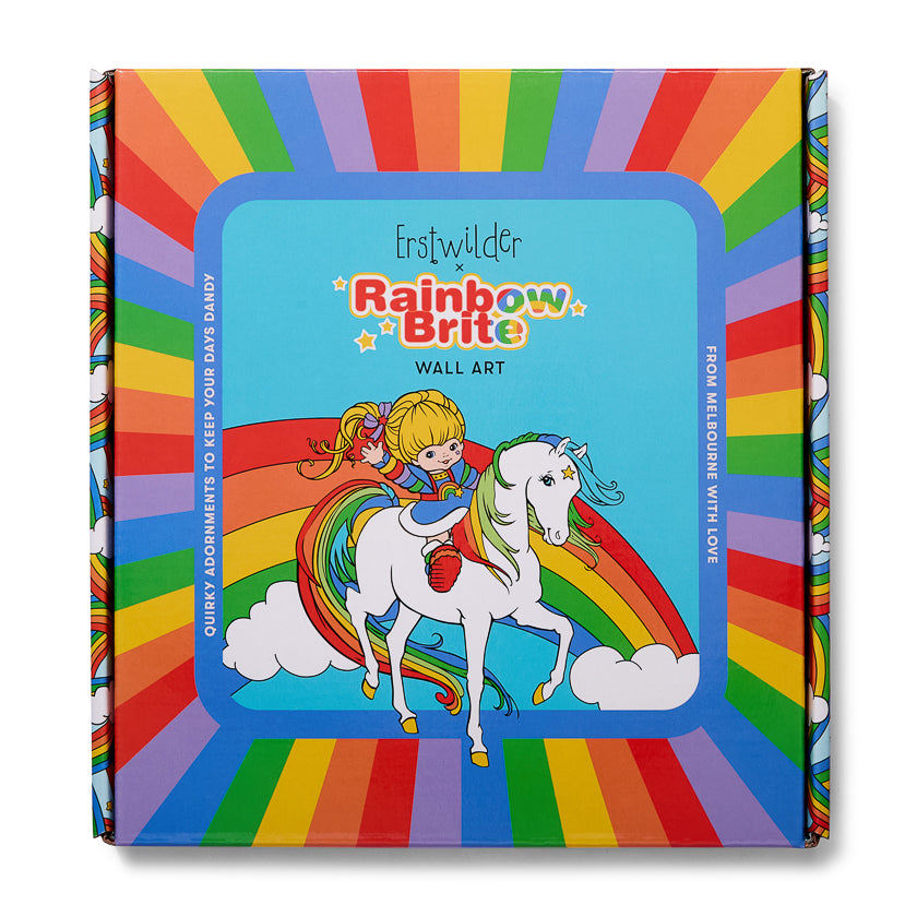Erstwilder x Rainbow Brite - Rainbow Brite and Starlite Wall Art