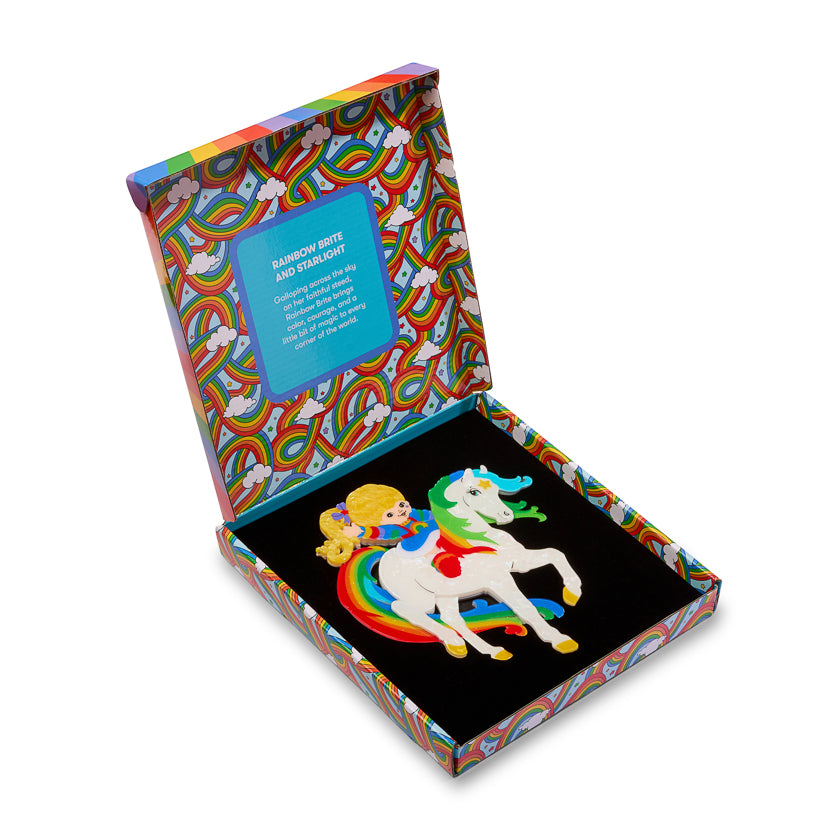 Erstwilder x Rainbow Brite - Rainbow Brite and Starlite Wall Art