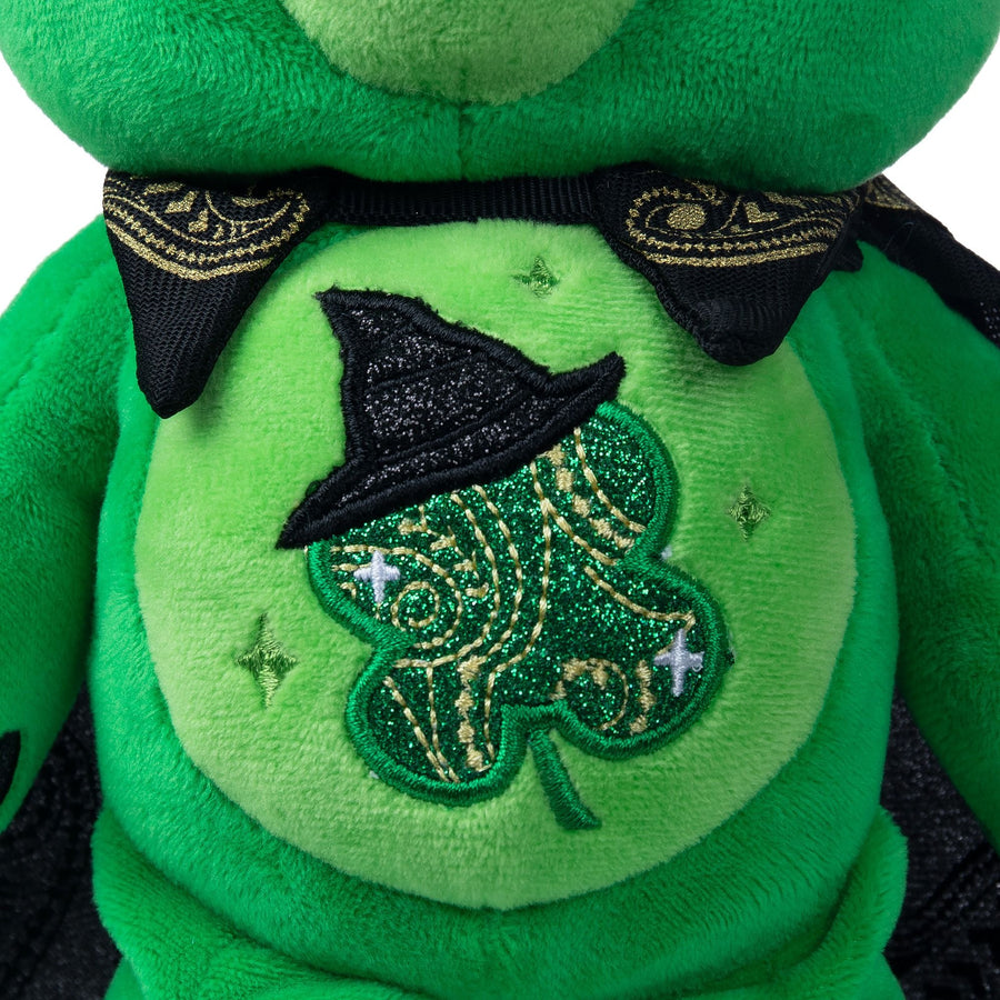Care Bears x Wicked - Good Luck Bear as Elphaba Small Plush