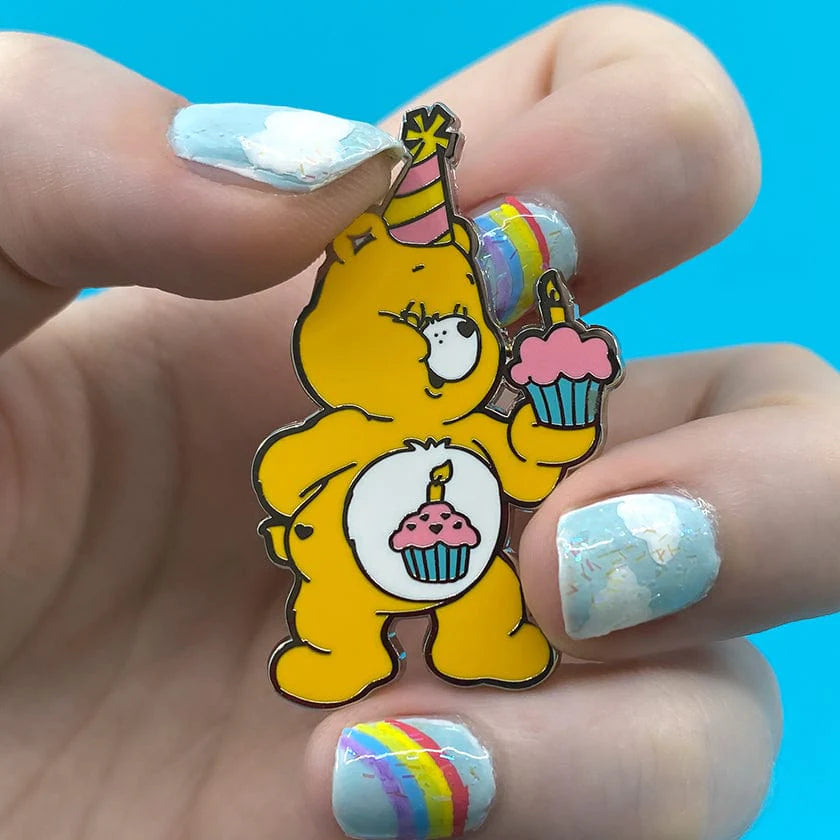 Erstwilder Carebears (2022) - Birthday Bear's Cake Enamel Pin