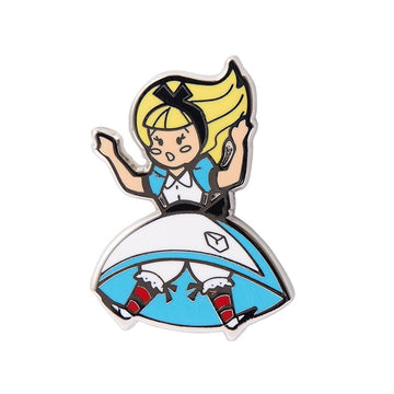 Erstwilder x Alice in Wonderland - Down the Rabbit Hole Enamel Pin