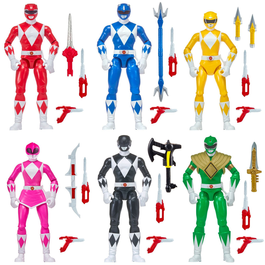 Mighty Morphin Power Rangers Re-Ignition Basic Figure Collector 6 Pack