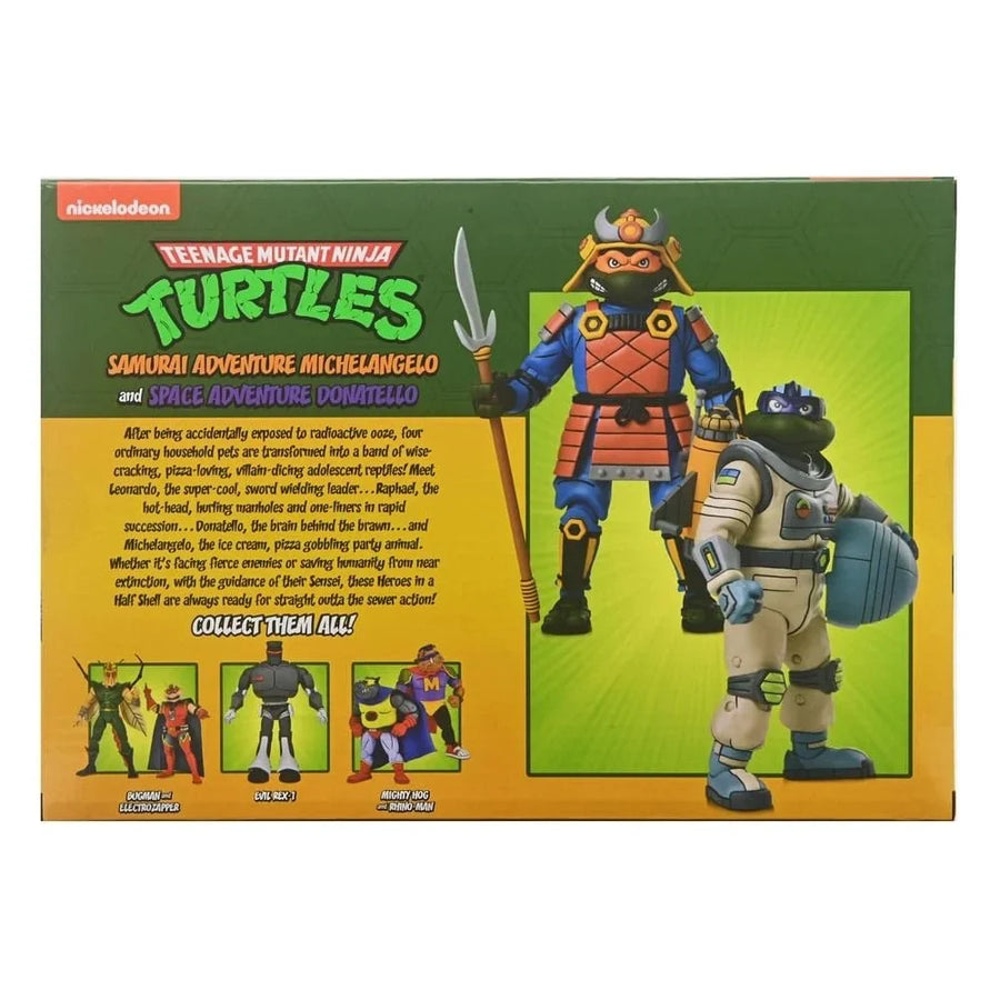 TMNT - Samurai Adventure Michelangelo & Space Adventure Donatello 2-pack 7″ Scale Action FIgures