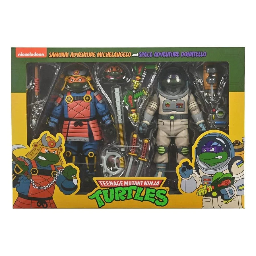 TMNT - Samurai Adventure Michelangelo & Space Adventure Donatello 2-pack 7″ Scale Action FIgures
