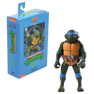 TMNT - ULTIMATE Cartoon LEONARDO (Pizza Club VHS) 7″ SCALE ACTION FIGURE