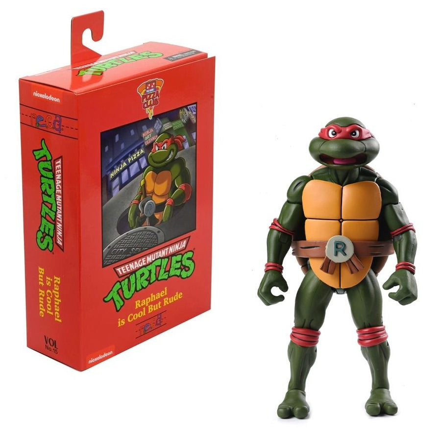 TMNT - ULTIMATE Cartoon RAPHAEL (Pizza Club VHS) 7″ SCALE ACTION FIGUR ...