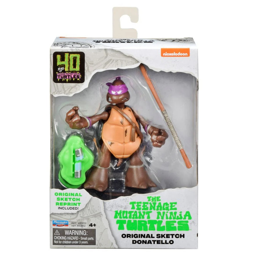 Playmates TMNT - 40th Anniversary Original Sketch Turtle Figures