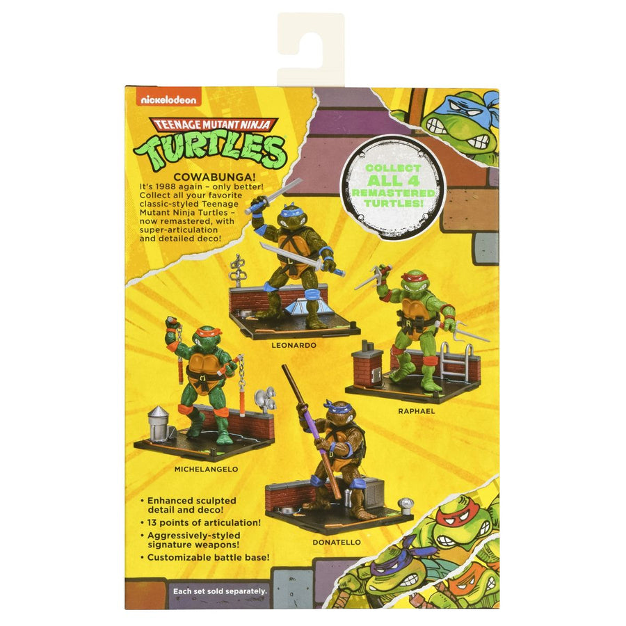 TMNT Classic 40th Anniversary DONATELLO Remastered Turtle Animated Action Figure