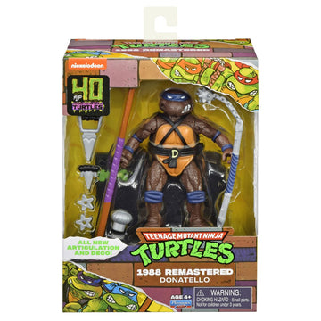 TMNT Classic 40th Anniversary DONATELLO Remastered Turtle Animated Action Figure
