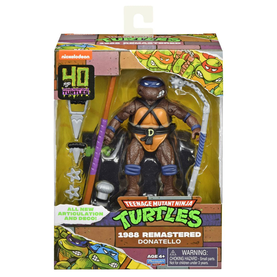 TMNT Classic 40th Anniversary DONATELLO Remastered Turtle Animated Action Figure