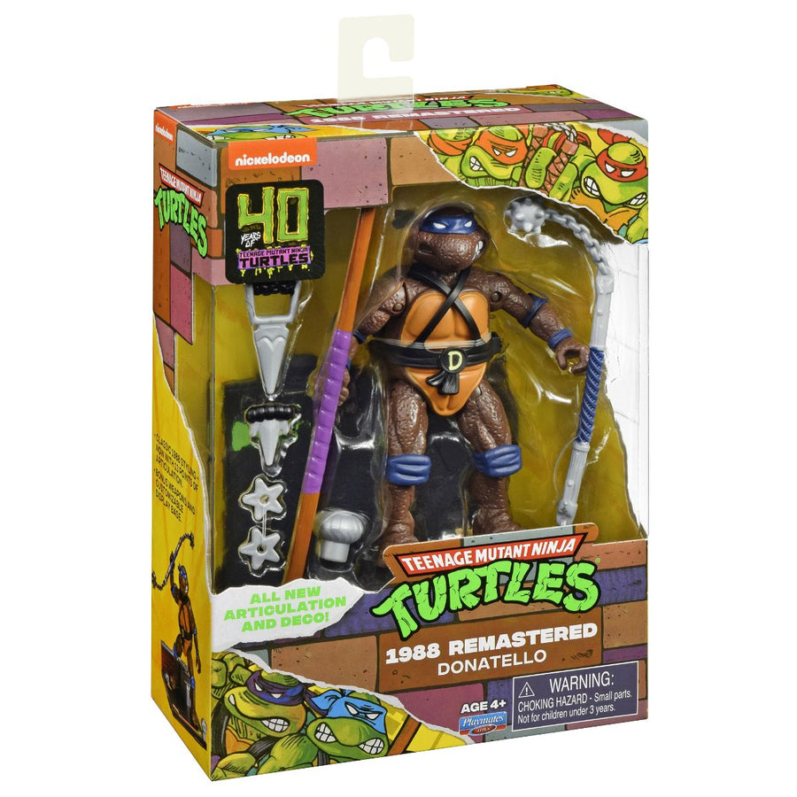 TMNT Classic 40th Anniversary DONATELLO Remastered Turtle Animated Action Figure