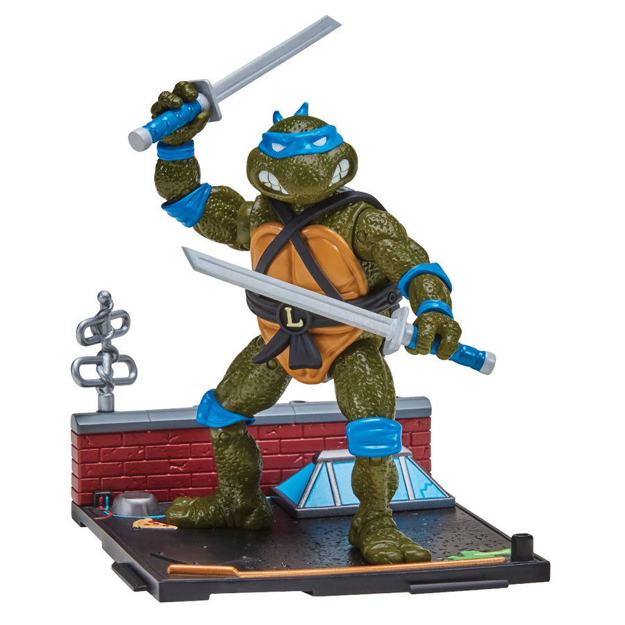 TMNT Classic 40th Anniversary LEONARDO Remastered Turtle Animated Action Figure