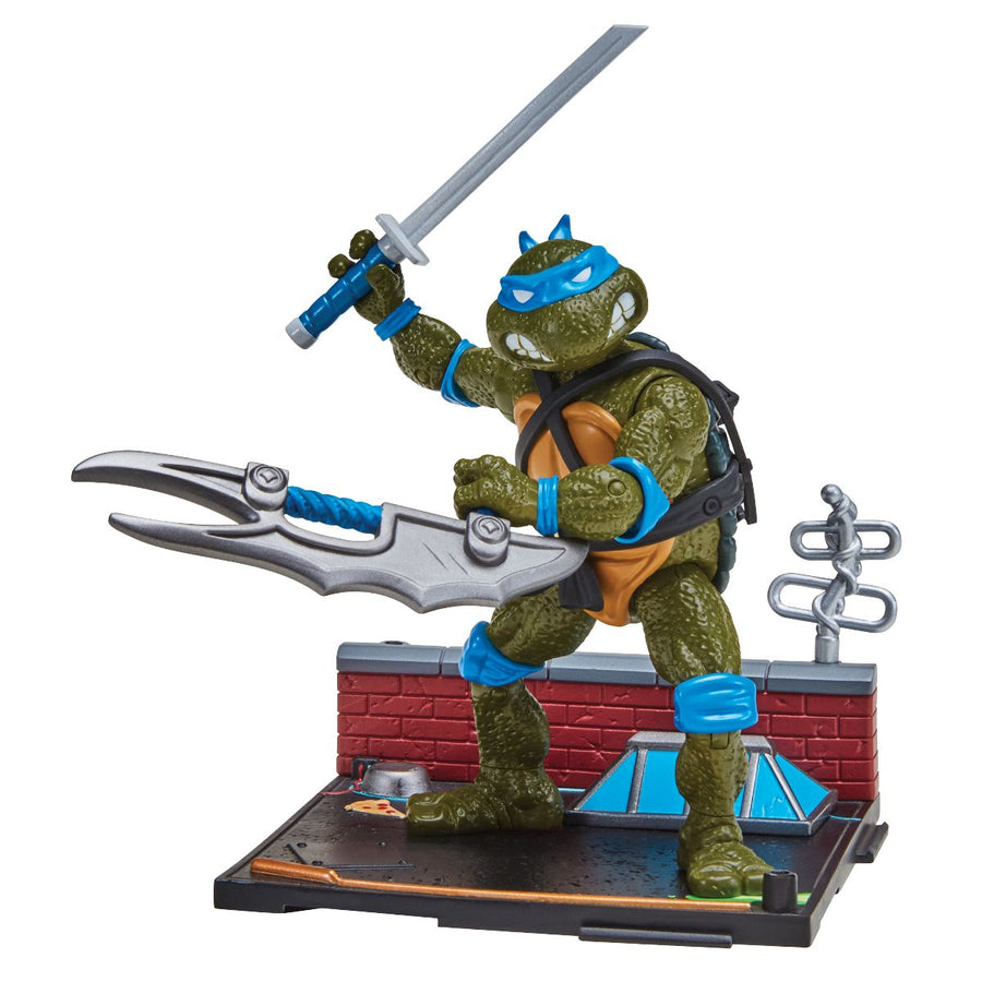 TMNT Classic 40th Anniversary LEONARDO Remastered Turtle Animated Action Figure