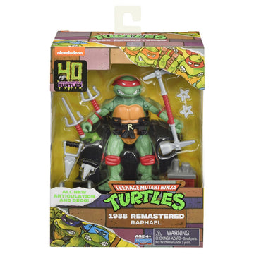TMNT Classic 40th Anniversary RAPHAEL Remastered Turtle Animated Action Figure