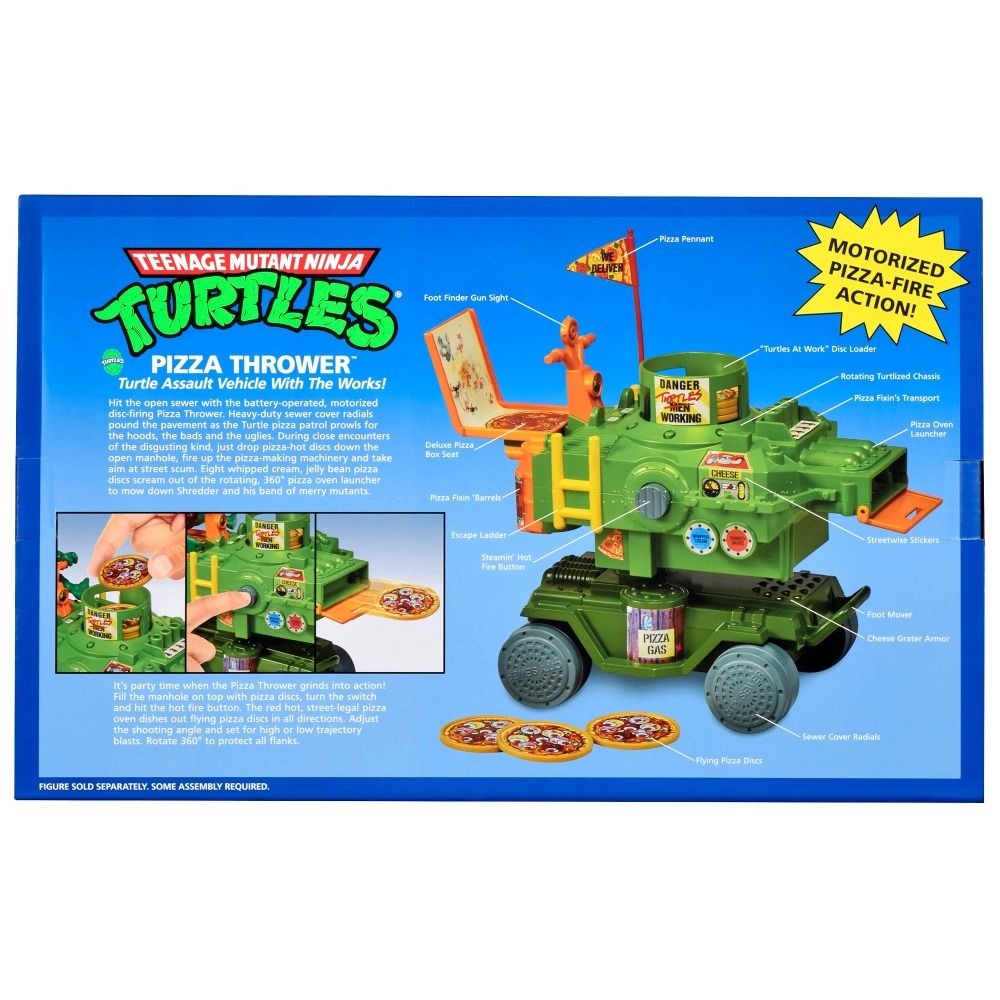 Playmates TMNT Classic Pizza Thrower Turtle Assault Vehicle Alfy s New Vintage Toy Shop