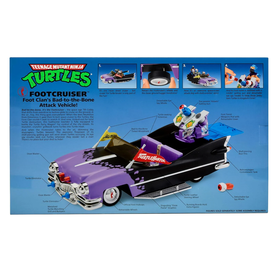 TMNT Teenage Mutant Ninja Turtle Classic Foot Cruiser