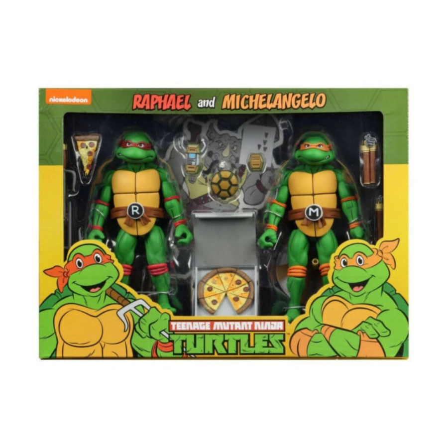TMNT - Raphael & Michelangelo Figure 2pk