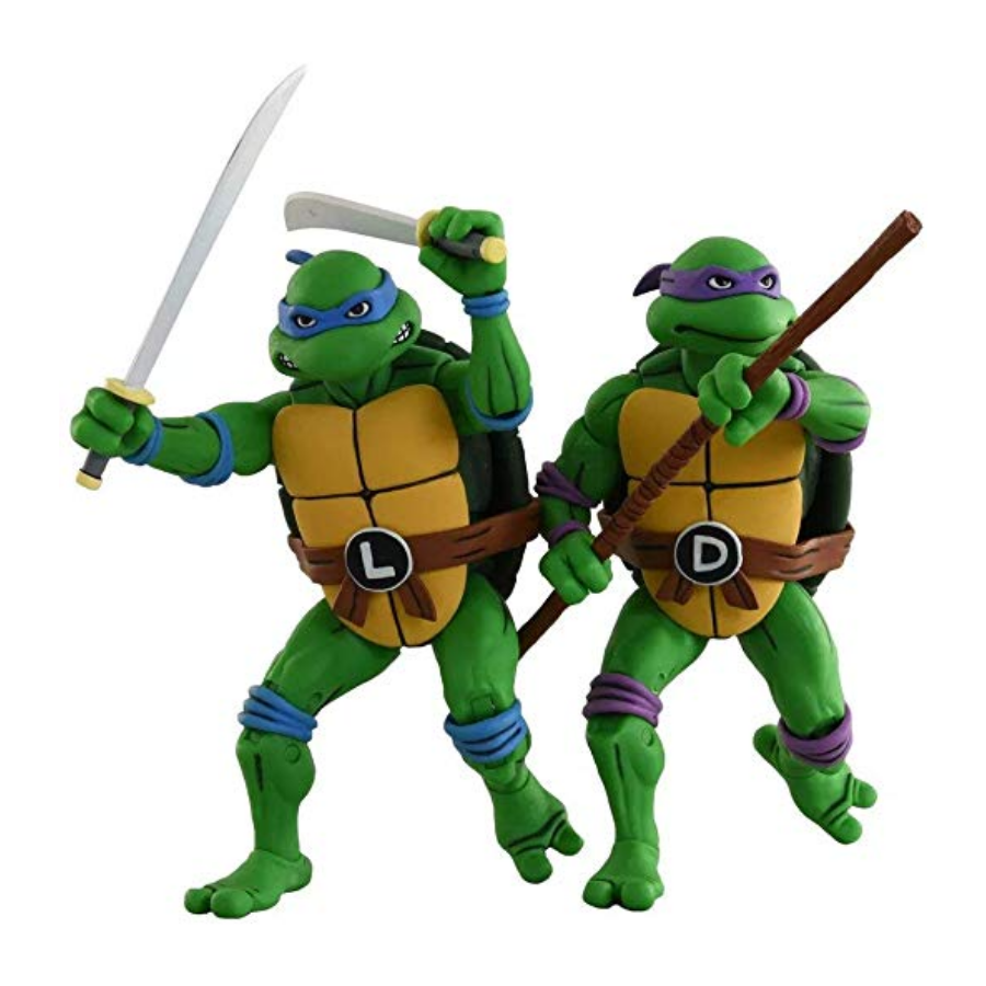 TMNT - Leonardo & Donatello Figure 2pk