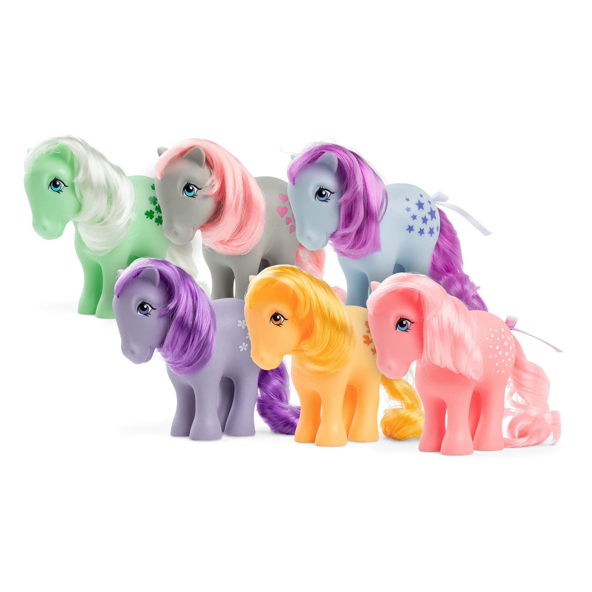 My Little Pony 40th Anniversary Retro Pony Wave 1 Set of 6 Alfy s New Vintage Toy Shop