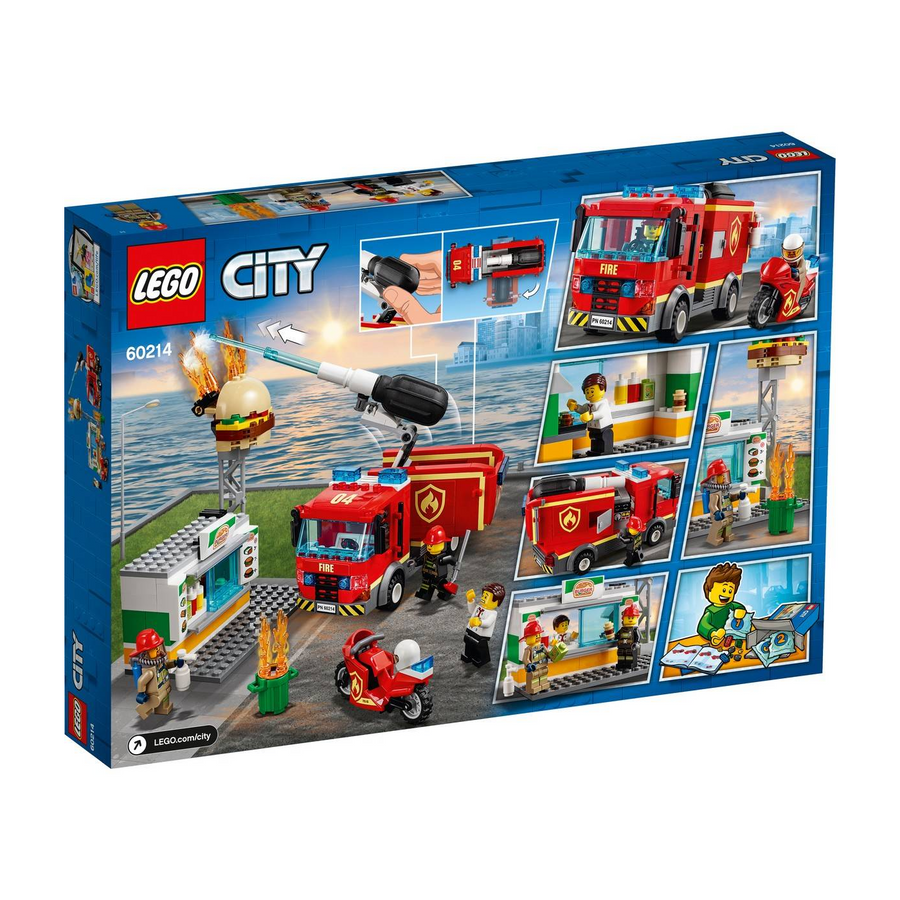 LEGO - 60214 City Burger Bar Fire Rescue