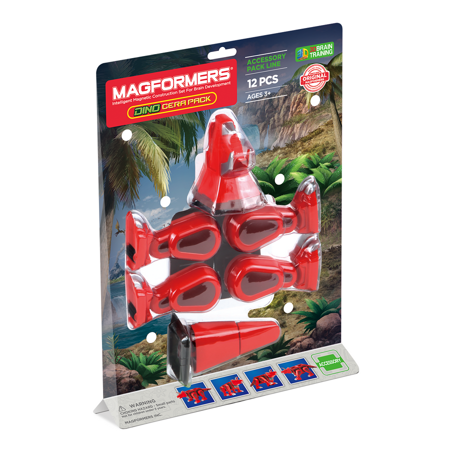 Magformers Dino Cera Accessory Pack 12 pcs