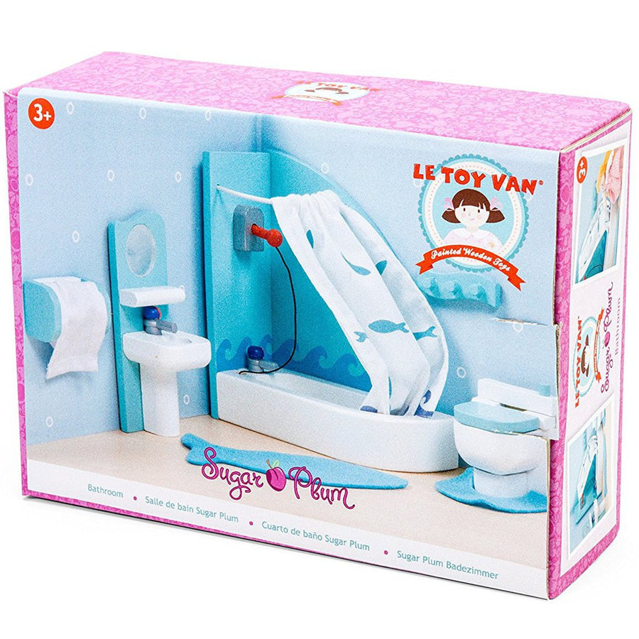 Le Toy Van Sugar Plum Bathroom Wooden Furniture Set