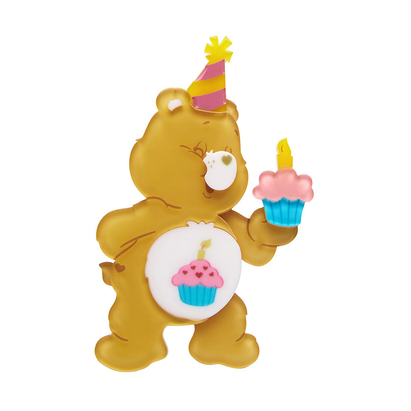 Erstwilder Carebears (2022) - Birthday Bear's Cake Brooch