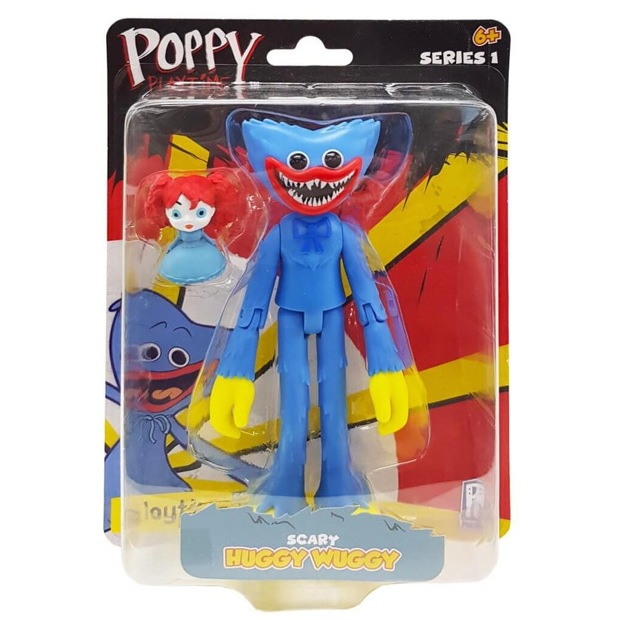 POPPY Playtime Scary Huggy Wuggy 5 Posable Action Figure Series 1