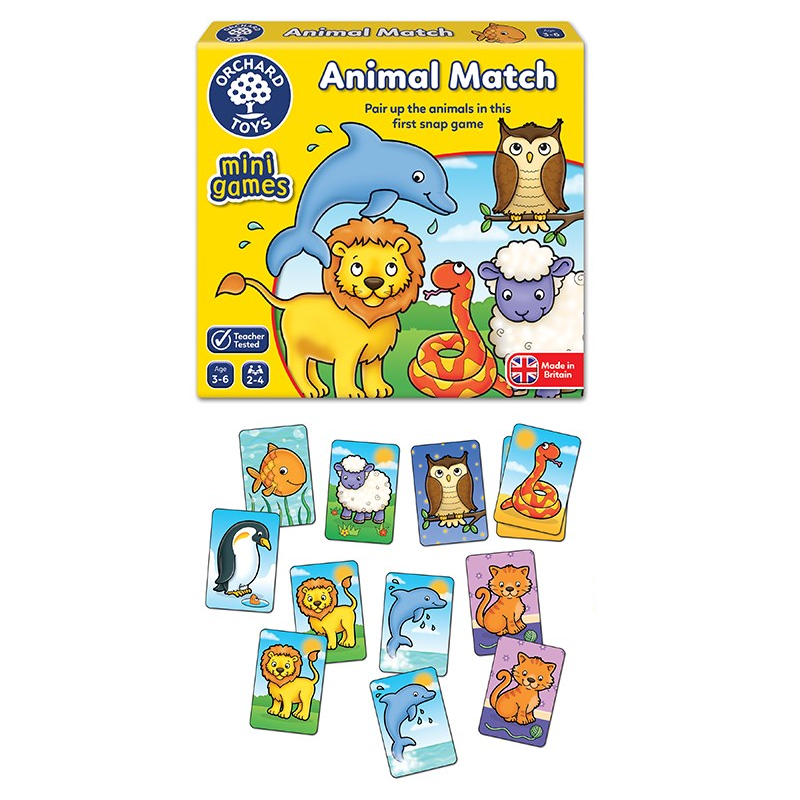 Orchard Toys - Animal Match Mini Game 3-6yo