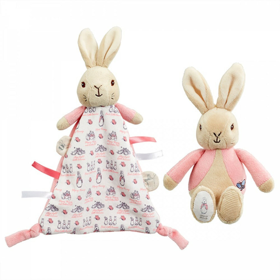Flopsy Bunny Rattle & Comfort Blanket Gift Set