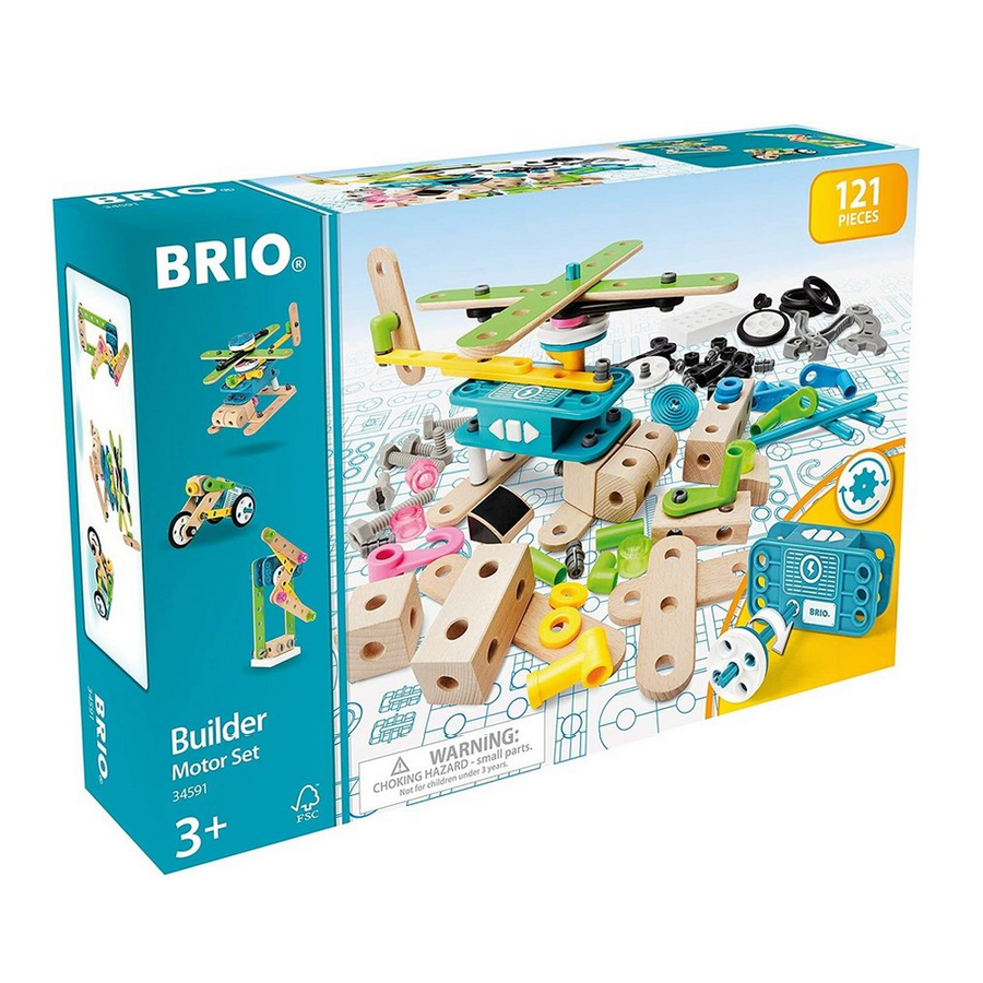 BRIO Builder - Motor Set STEM Kit 121 pieces