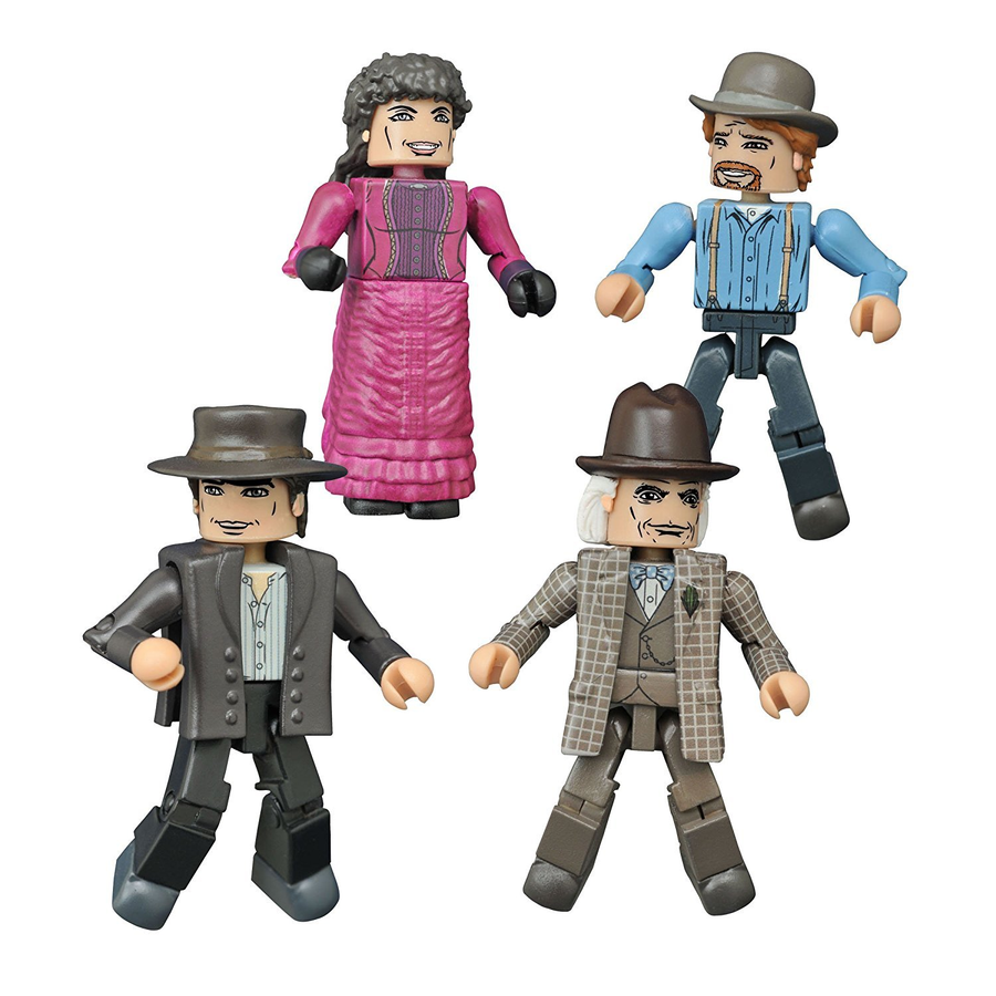 Minimates Back to the Future Part 3 - Return to Hill Valley 1885 Box Set